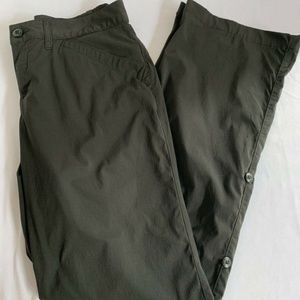 Eddie Bauer women’s roll up nylon hiking pants,